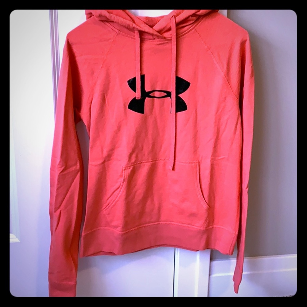 Under Armour Hoodie, pink. Size Small EUC
